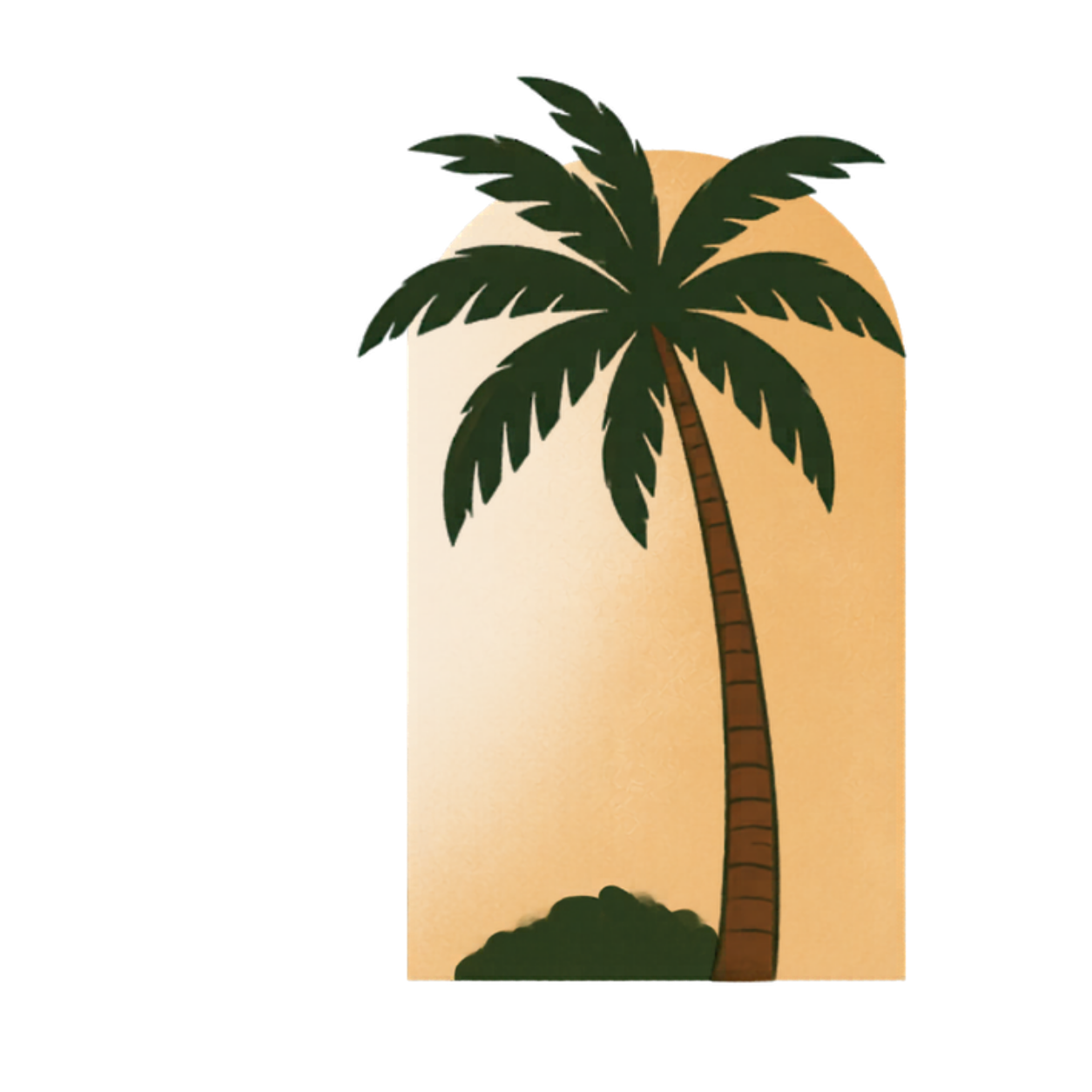 summer palm tree
